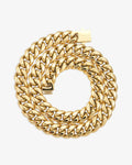 14 mm Gold stainless steel cuban link