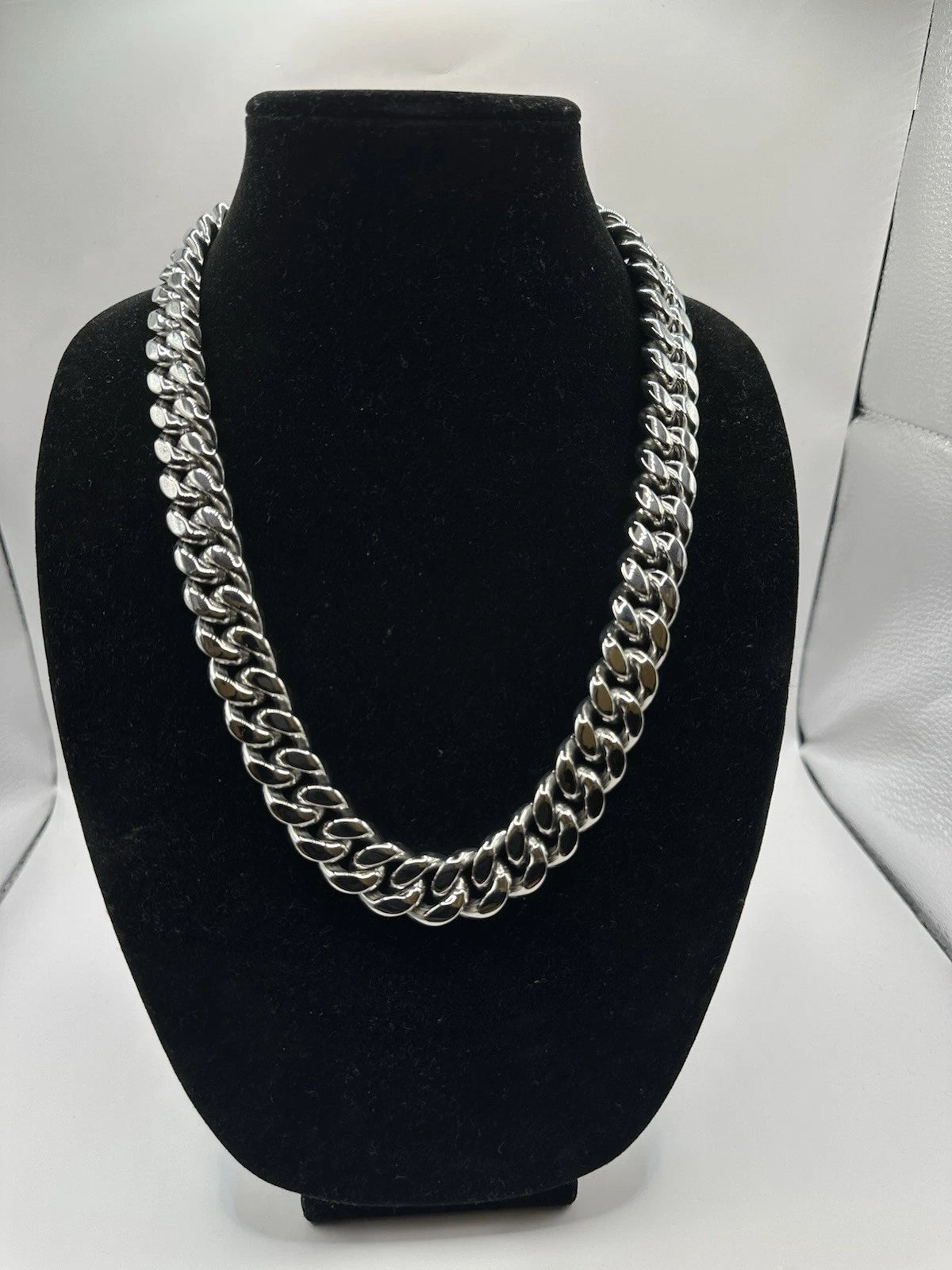 18mm stainless steel cuban link